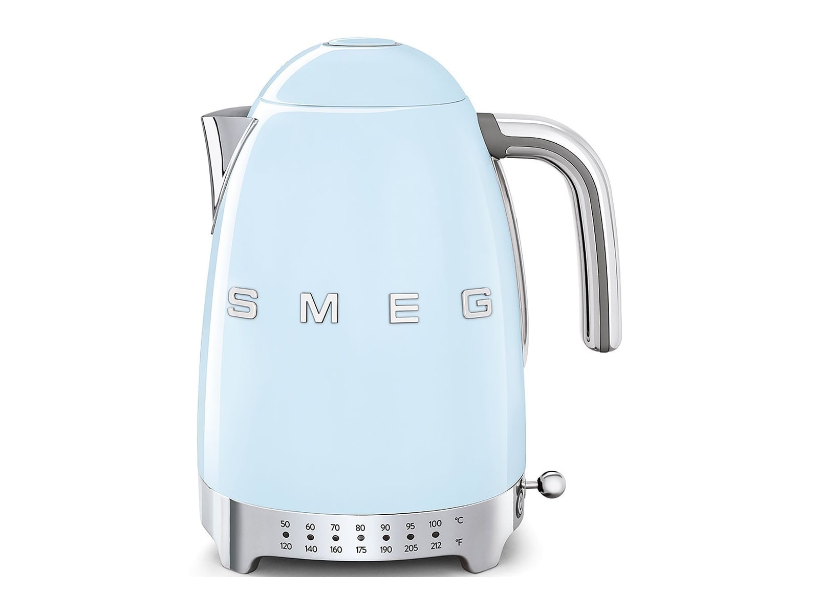 Smeg - 50's Retro Style Pastel Blue Variable Temperature Kettle Electric Kettles