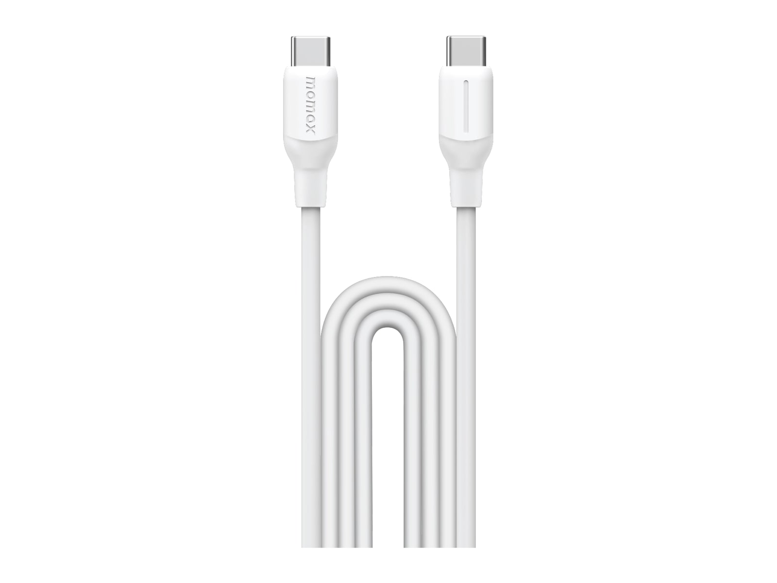 MOMAX - 1-Link Flow USB-C to USB-C Cable 60W 1.2m White USB-C Cables
