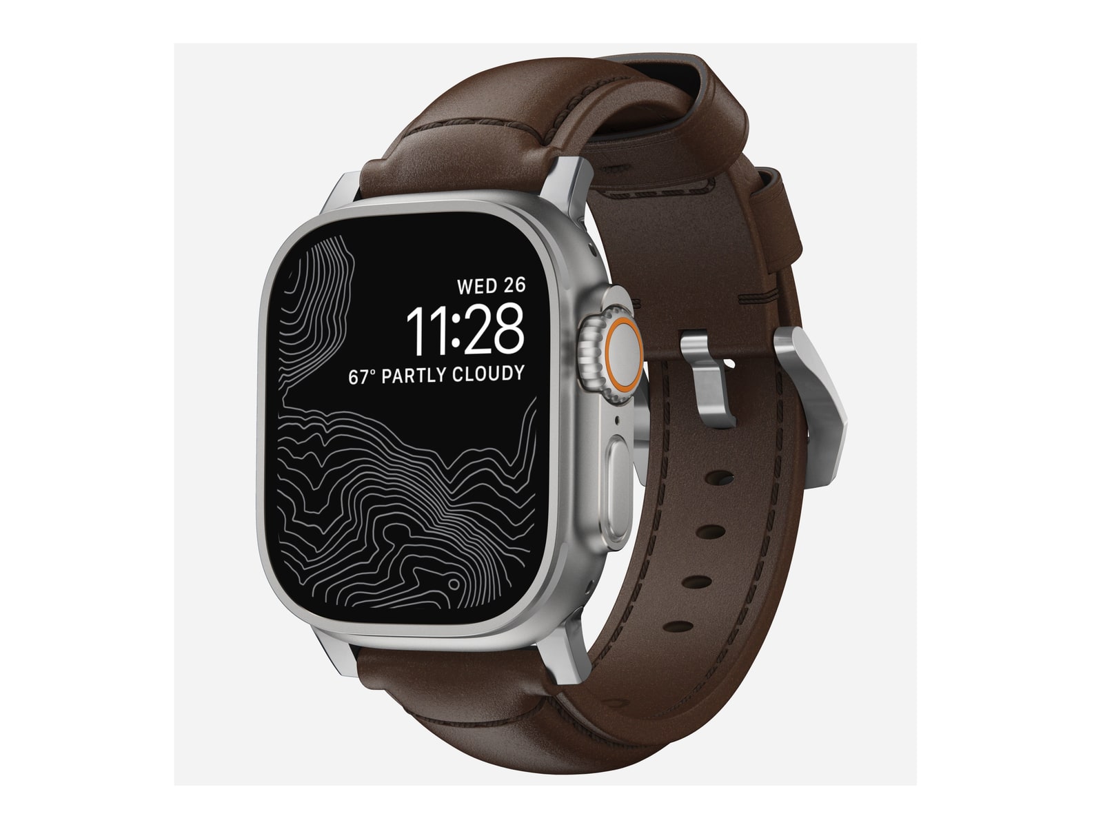Nomad - Traditional Band - 46mm/49mm Watch Bands - Silver Hardware