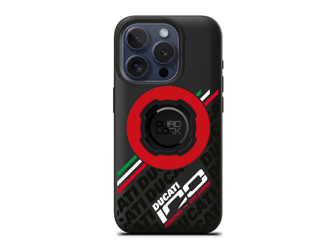 Quad Lock - MAG Case - iPhone 15 Pro - Ducati 100 Years