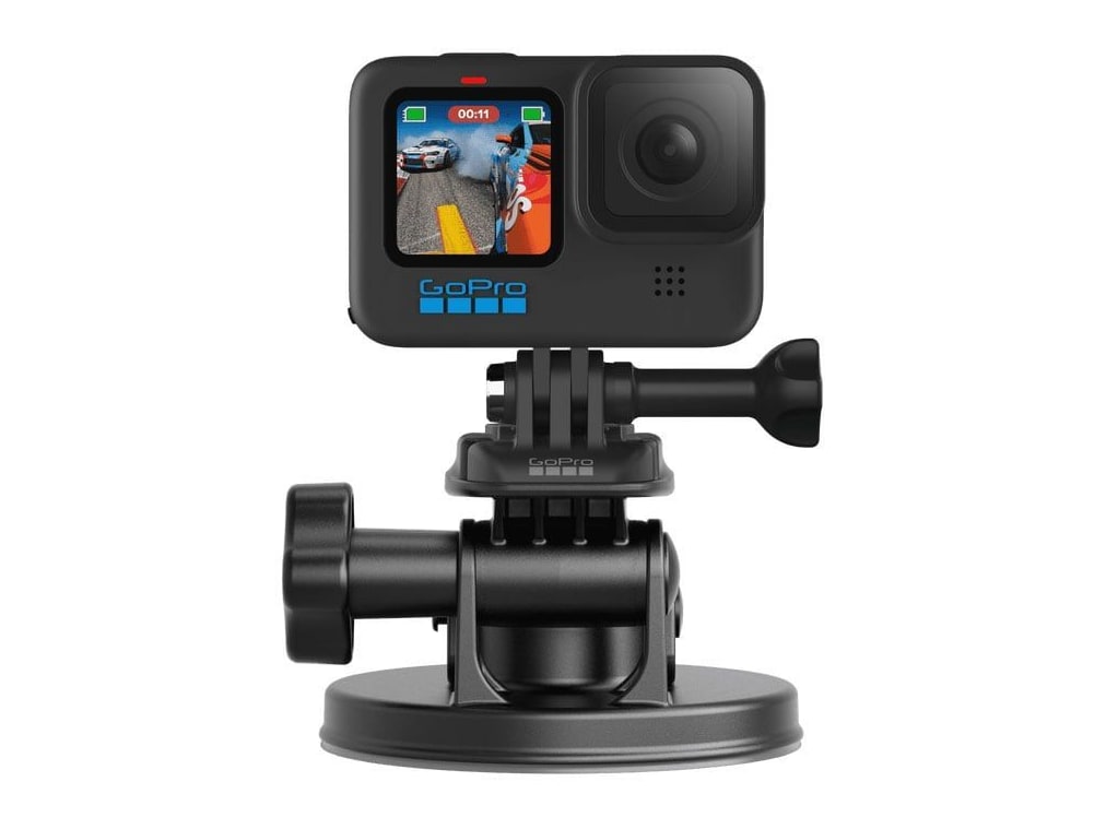 GoPro - Suction Cup Mount Camera Accessories - Black