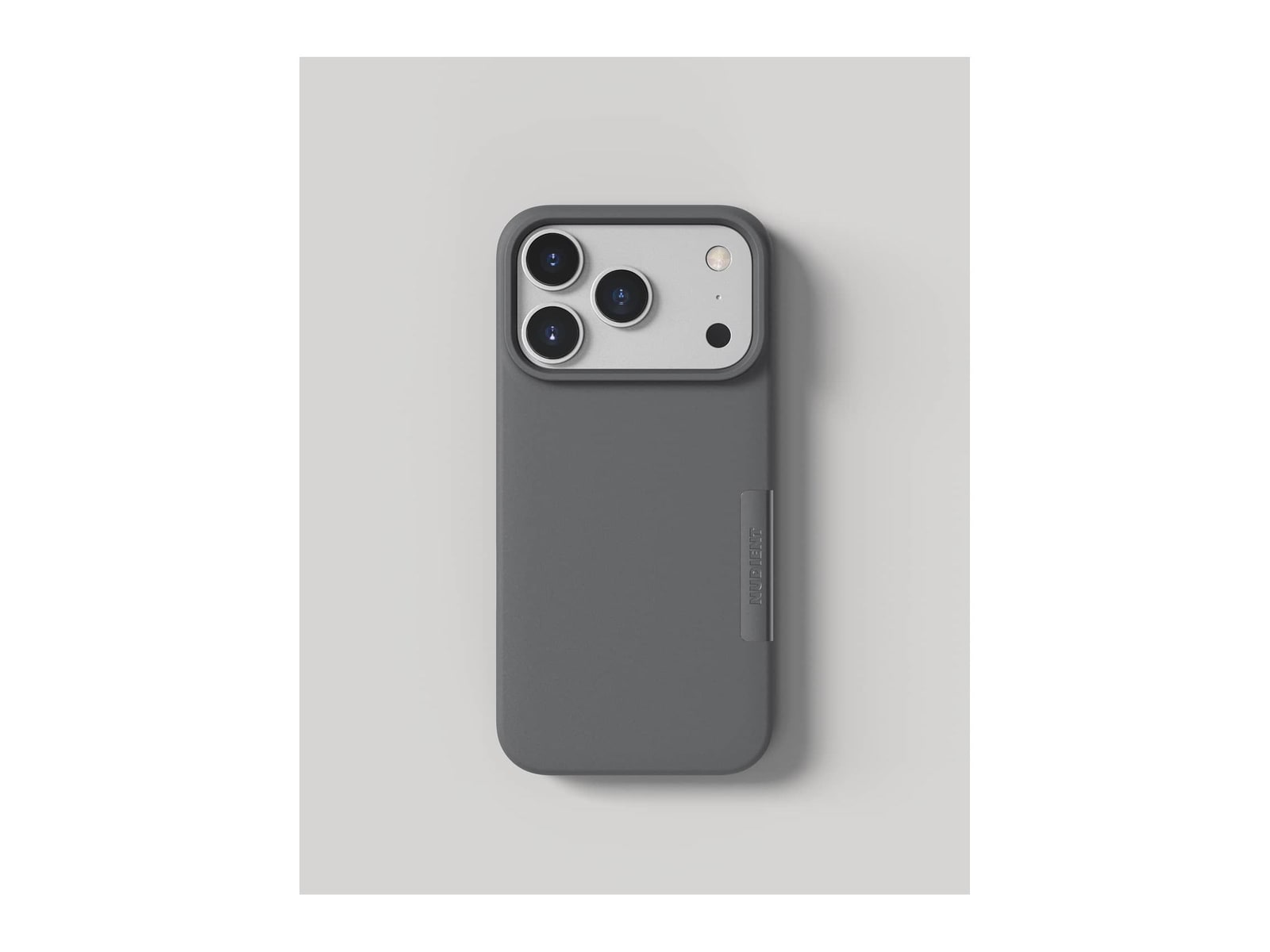 Nudient - Thin Case without MagSafe for iPhone 18 Pro - Ash Grey