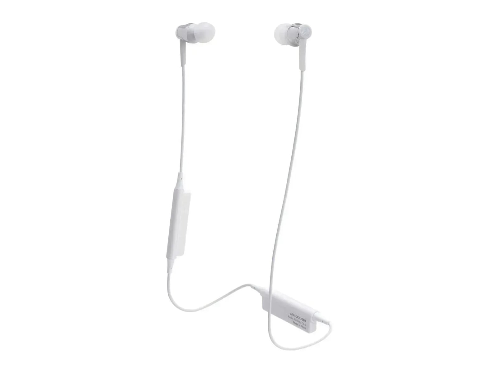 Audio-Technica - ATH-CKR35BT Sound Reality Wireless In-Ear Headphones - Silver