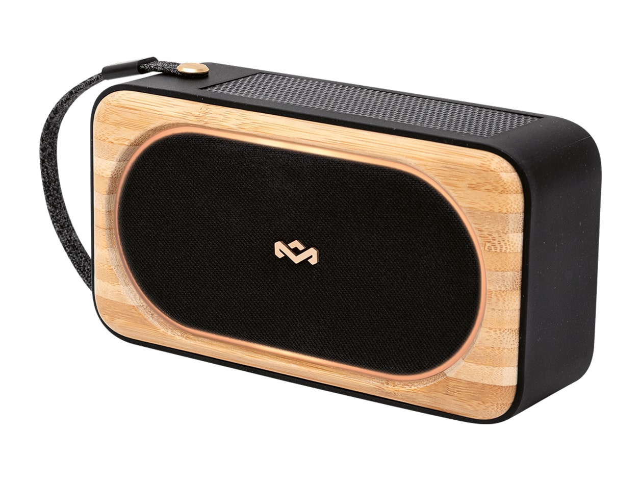 House of Marley - Roots Solar Bluetooth Speaker Bluetooth 5.3 Portable Speakers - Signature Black