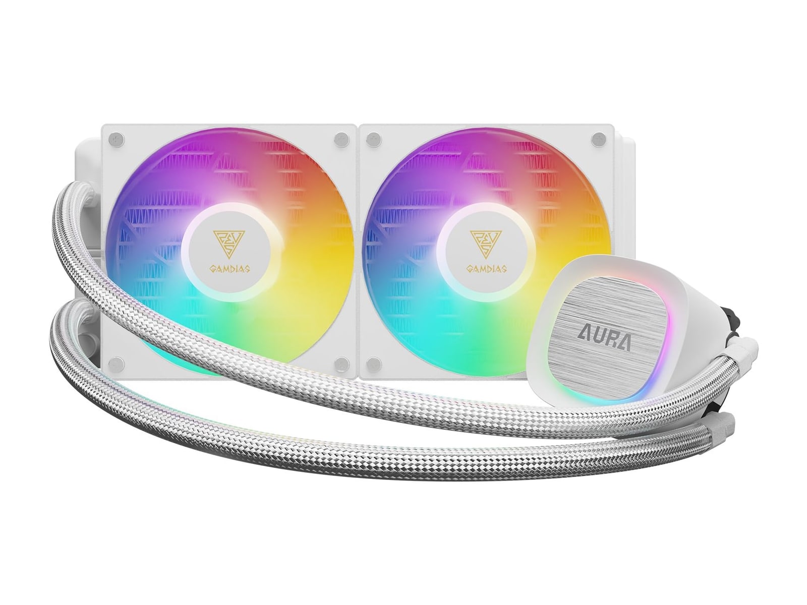 GAMDIAS - AURA GL240 V2 WH Cooling Systems
