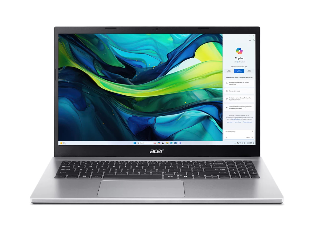Acer - Aspire Go 15.6" - AMD Ryzen 7 7730U chip - 32GB Memory - 1TB SSD - Grey