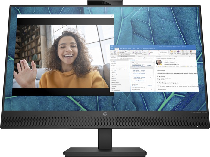 HP - 27" M27m Full HD 75Hz Professional Monitors - Black