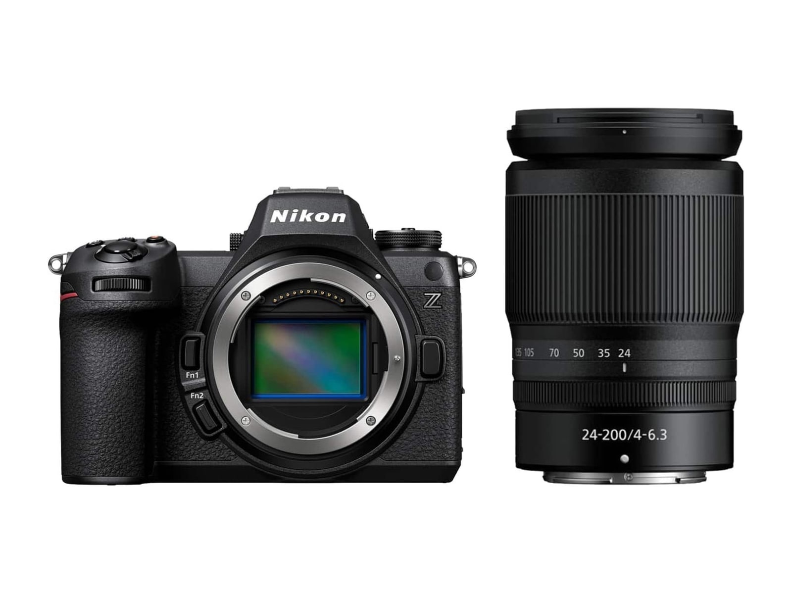 Nikon - Z6III 24.5MP Mirrorless Cameras with 24-200mm f/4-6.3 VR Lens - Black