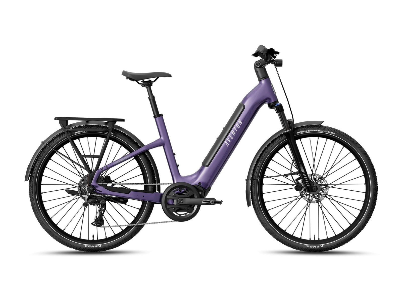 Aventon - Level 4 ADV Step-Through Large Haze Electric Bikes