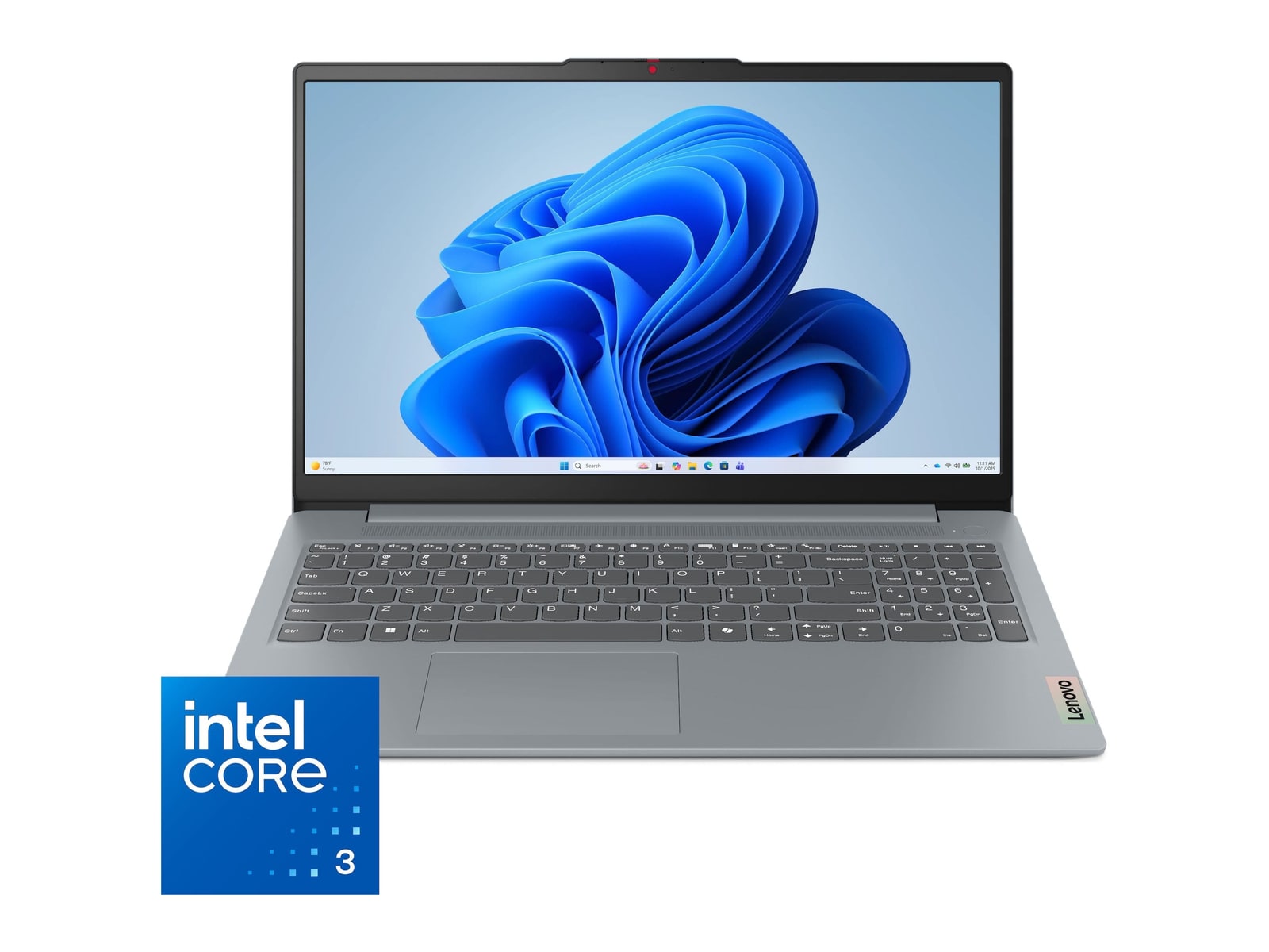 Lenovo - IdeaPad Slim 3i 83L7002NUS 15.6" - Intel Processor N355 chip - 8GB Memory - 128GB SSD - Arctic Grey