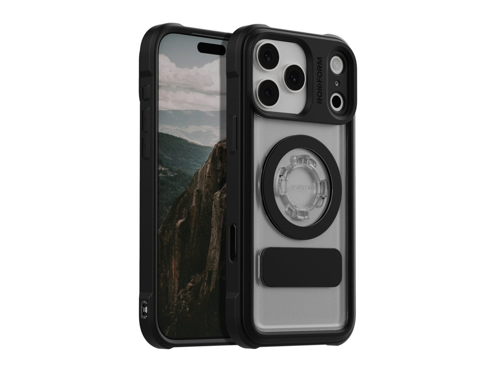 Rokform - iPhone 17 Pro Max Crystal Case - Clear/Black