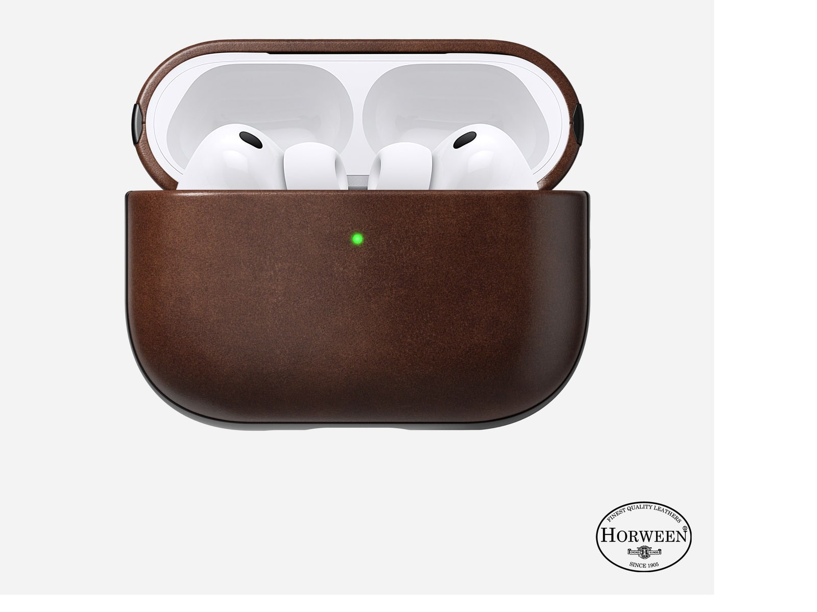 Nomad - Modern Leather Case - AirPods Pro 3 - Rustic Brown