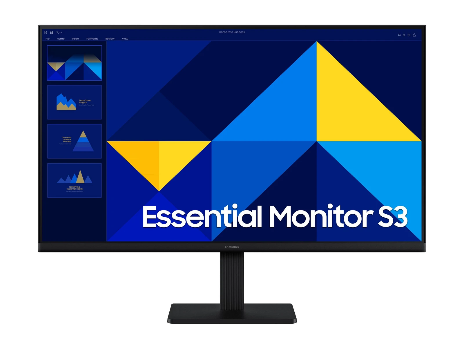 Samsung - 24" Essential Monitor S3 S24D304GA Full HD 100Hz Professional Monitors (EU)