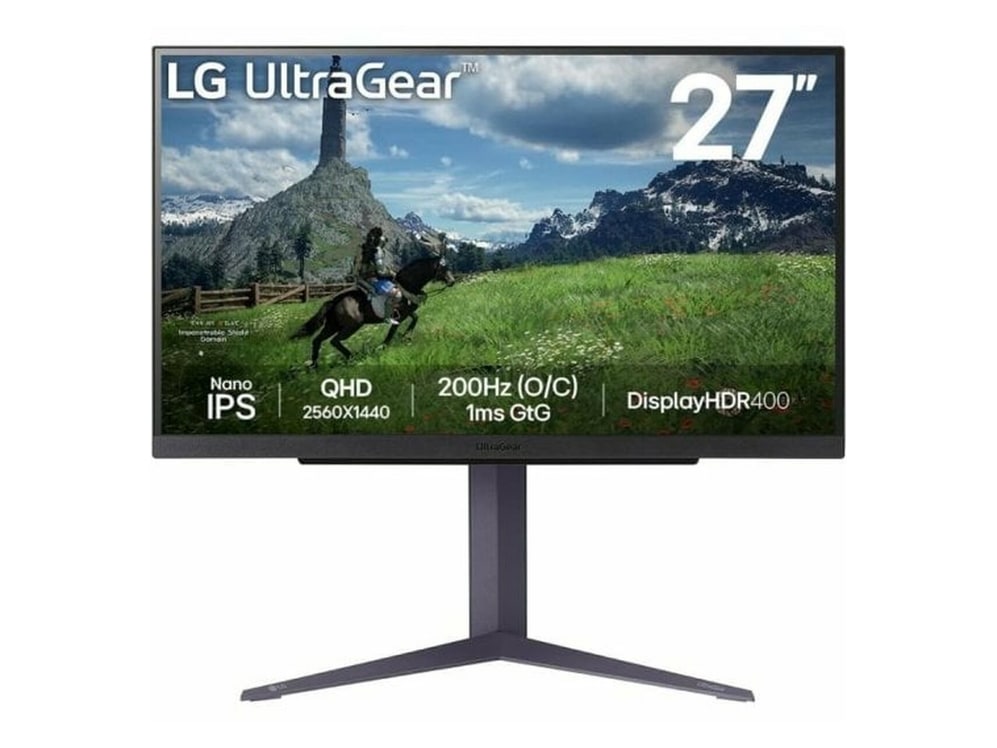 LG - 27" 27GS85Q-B QHD 200Hz Gaming Monitors