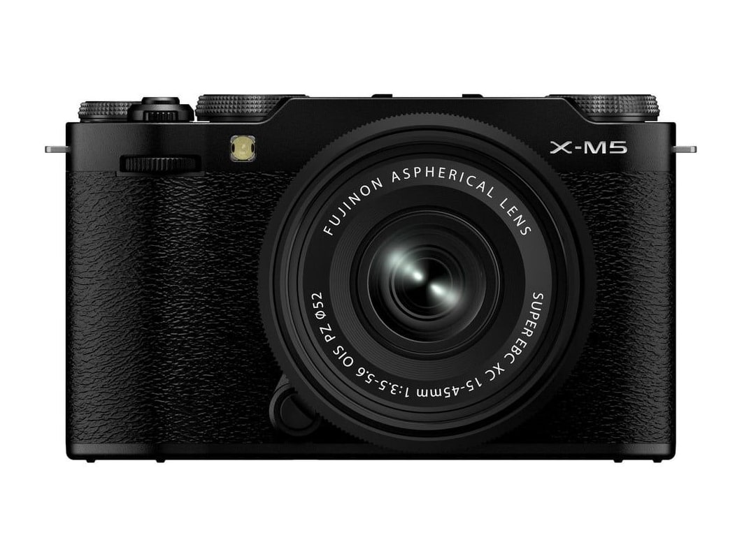 Fujifilm - X-M5 with XC15-45mm Lens Kit Mirrorless Cameras - Black