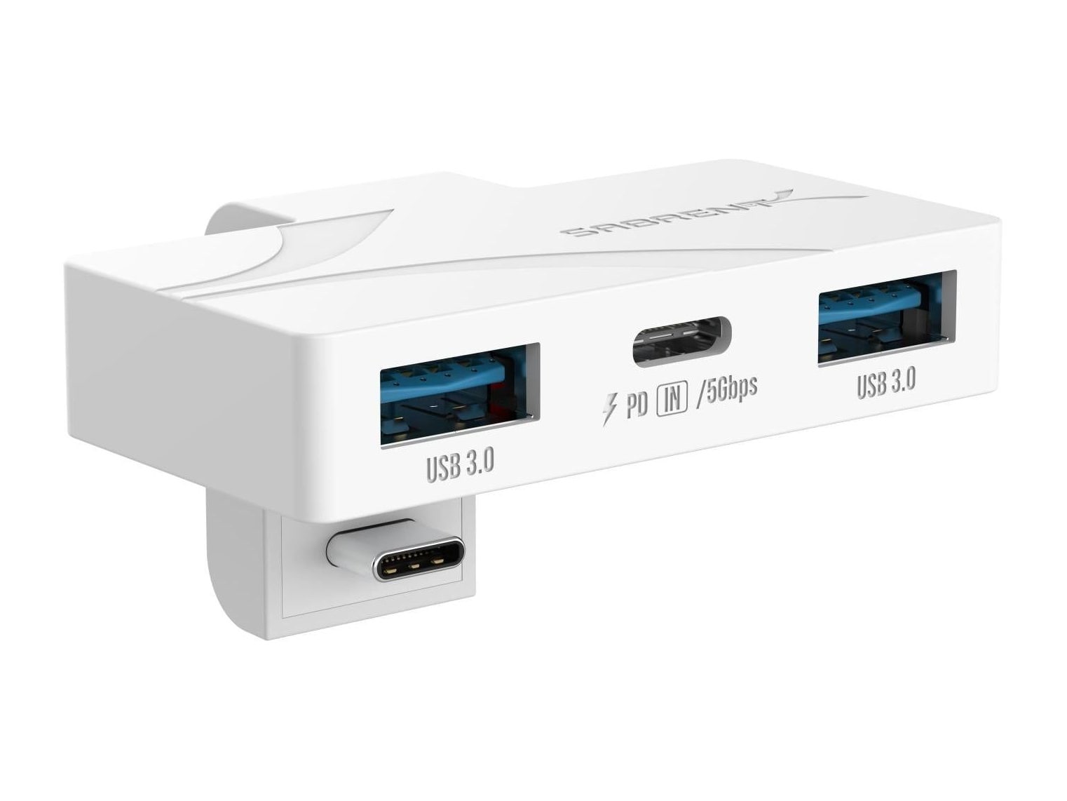 Sabrent - USB Type-C 3-Port Gaming Hub for ASUS ROG Ally USB Hubs