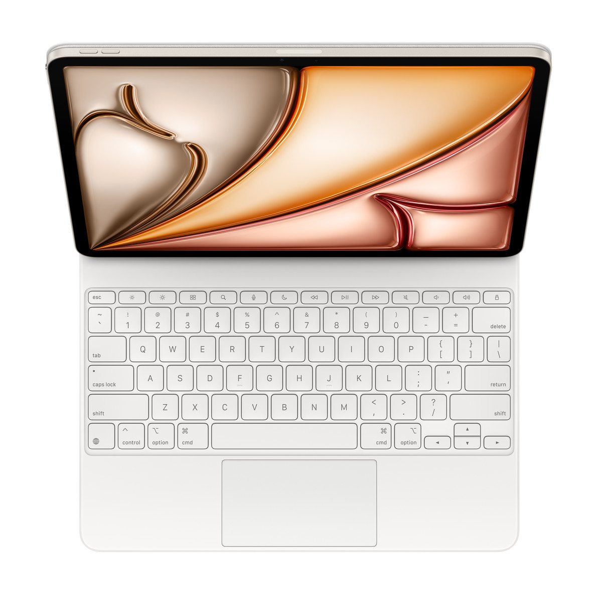 Apple - Magic Keyboard for iPad Air 13-inch (M4) - US English - White
