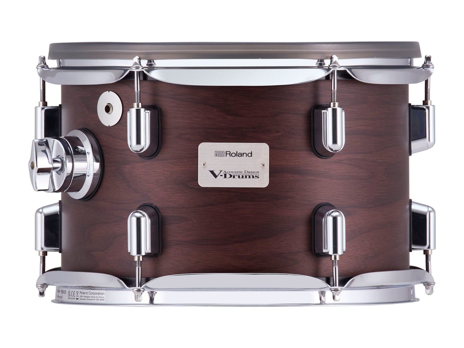 Roland - PDA120 12-inch Tom Pad Satin Walnut Electronic Drums