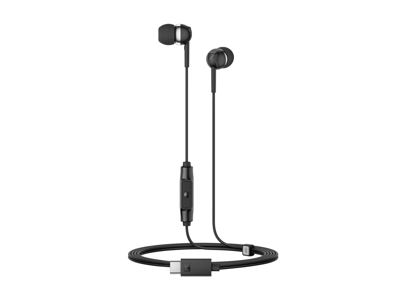 Sennheiser - CX 80U In-Ear Headphones - Black