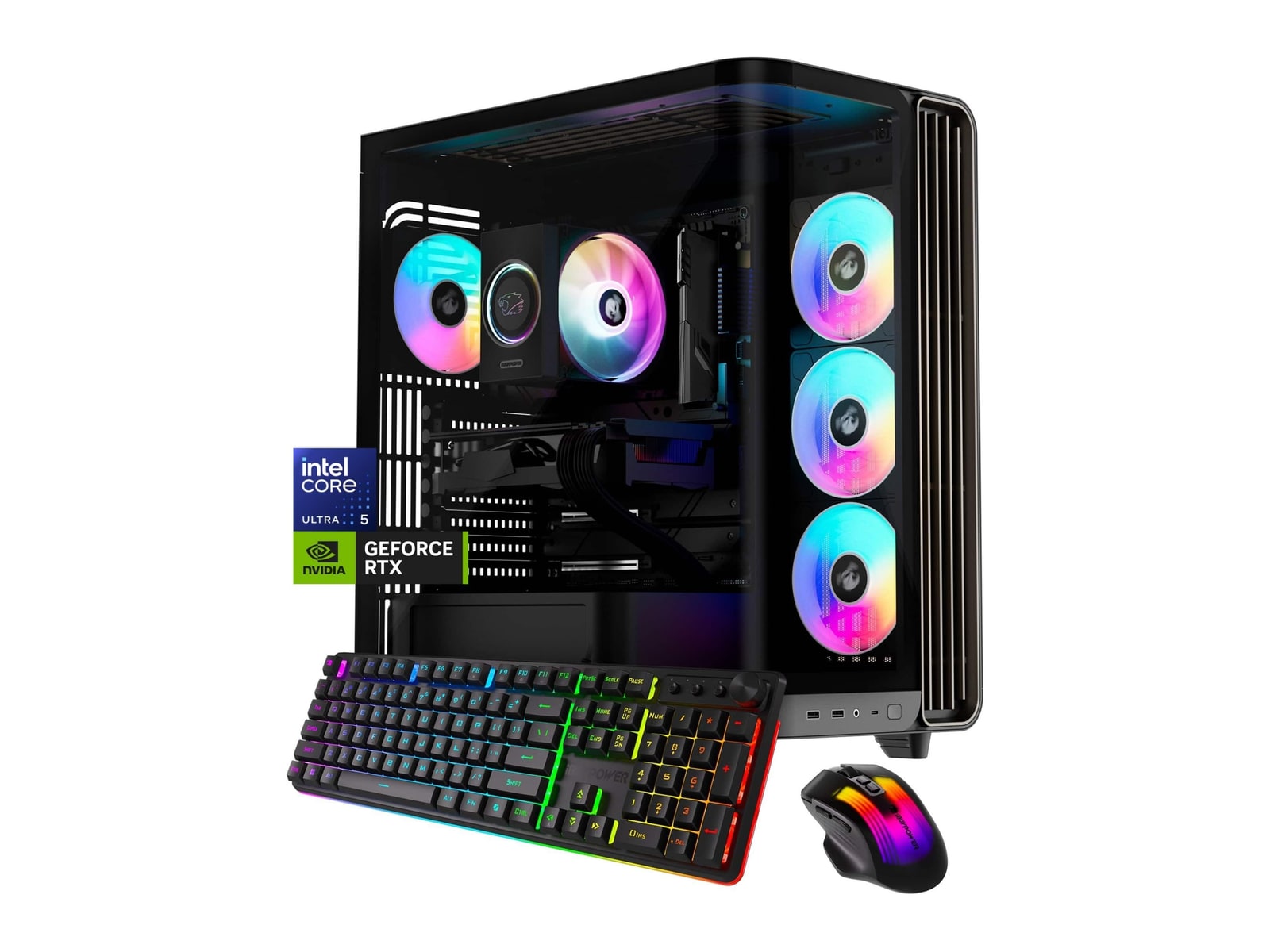 iBUYPOWER - Trace TBI5N5601 - Intel Core Ultra 5 225F chip - 16GB Memory - 1TB SSD - Black