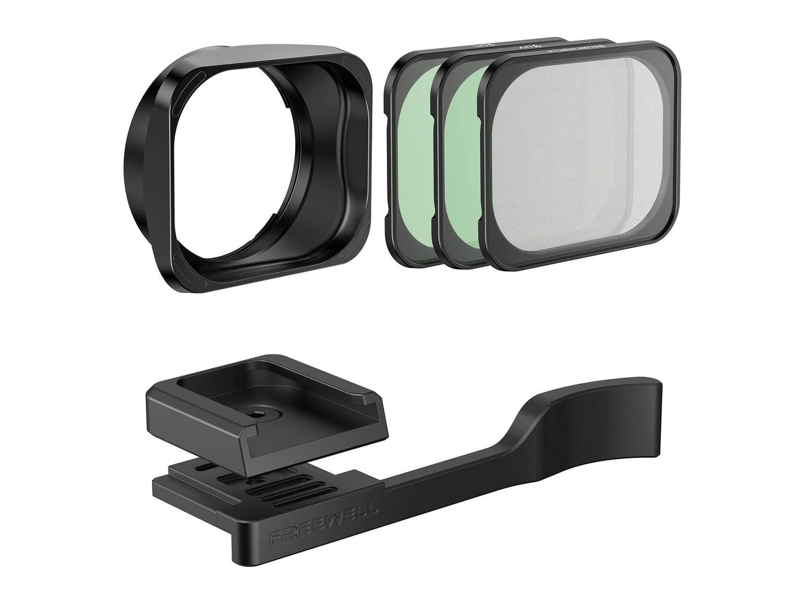 Freewell - Ricoh GRIV Lens Hood & Thumb Grip Kit Camera Accessories