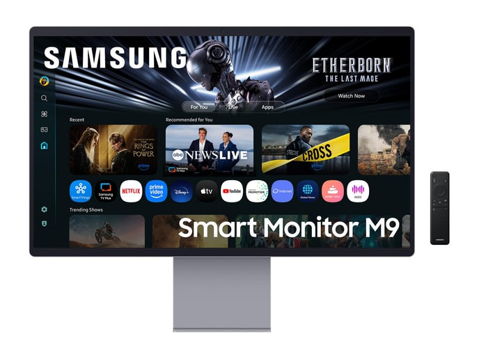 Samsung - 32" Smart Monitor M9 M90SF 4K UHD 165Hz Gaming Monitors (EU)