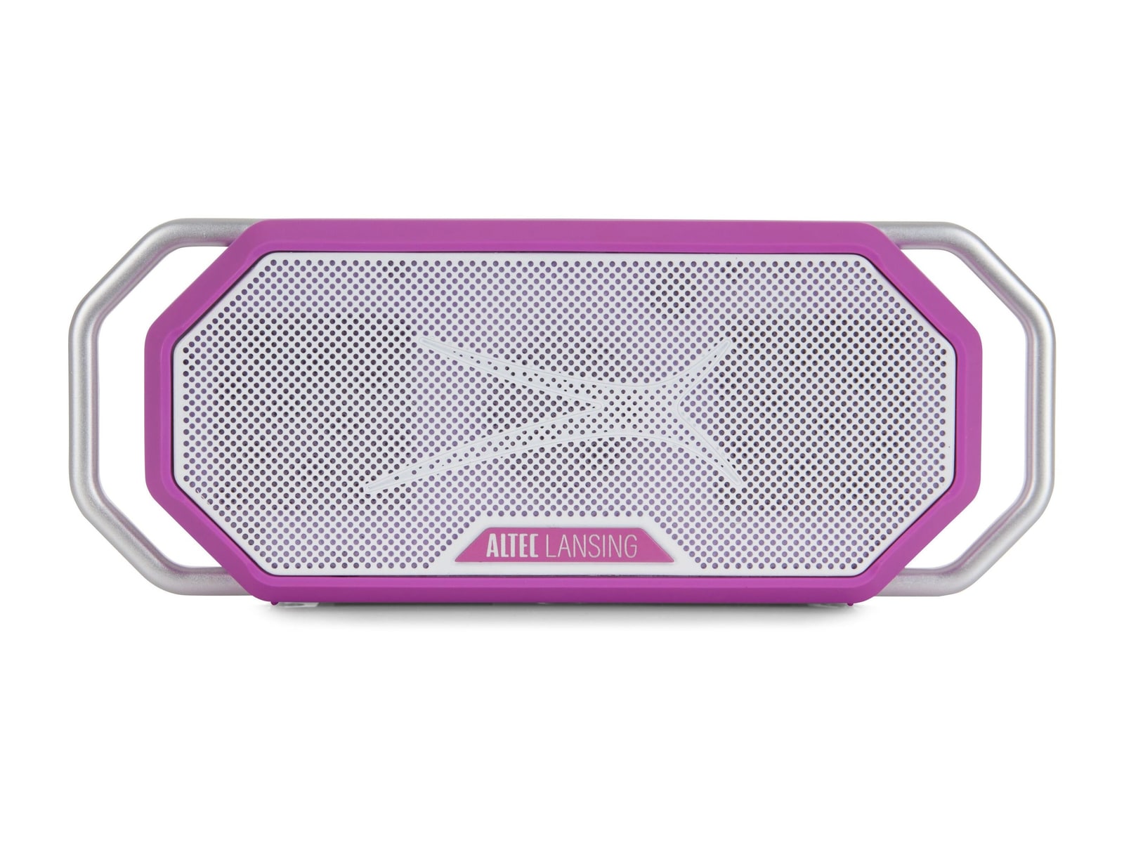 Altec Lansing - HydraWave Bluetooth Portable Speakers - Purple/White