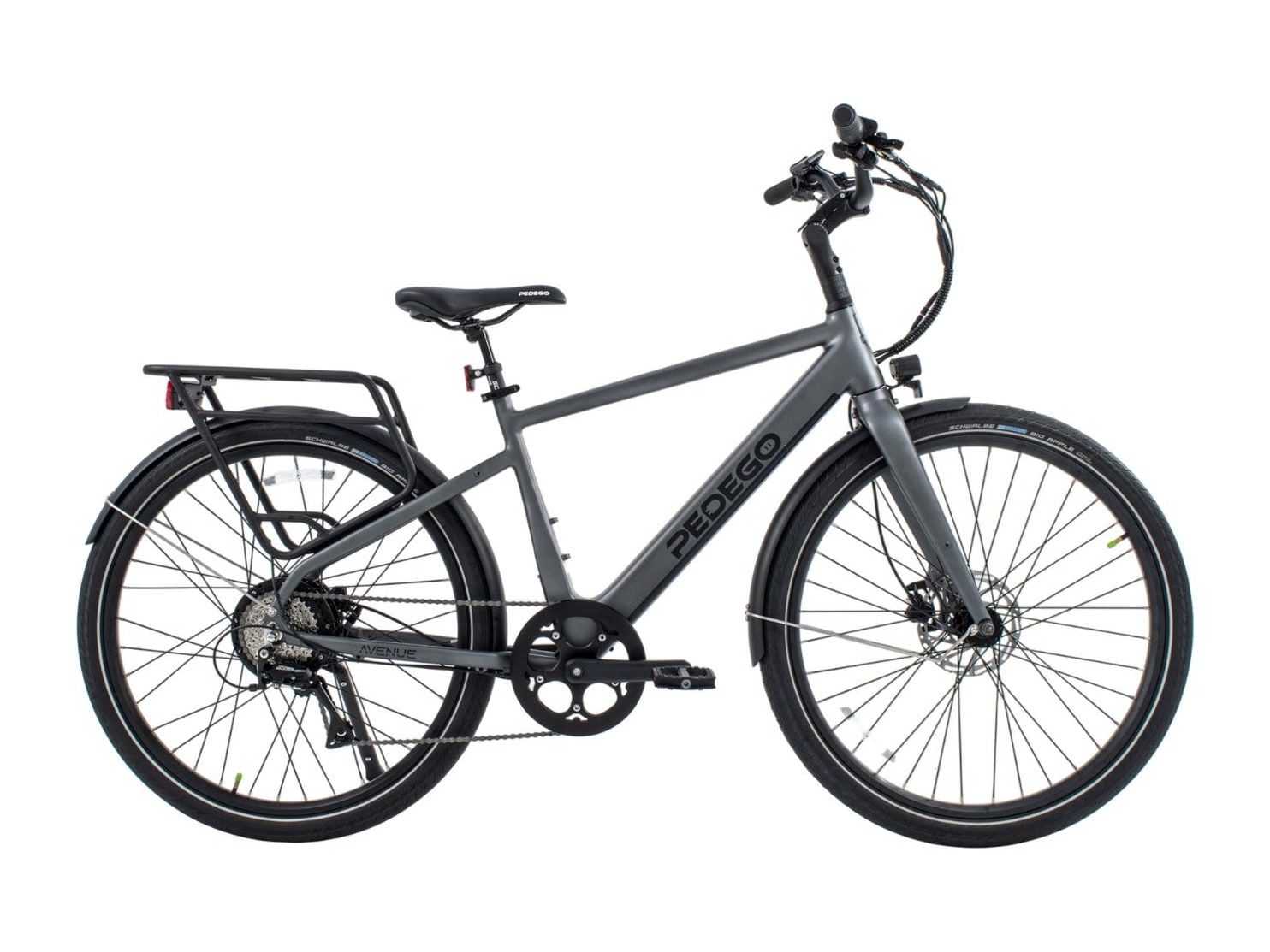 Pedego - Avenue Core 28-inch Classic Matte Gunmetal Electric Bikes