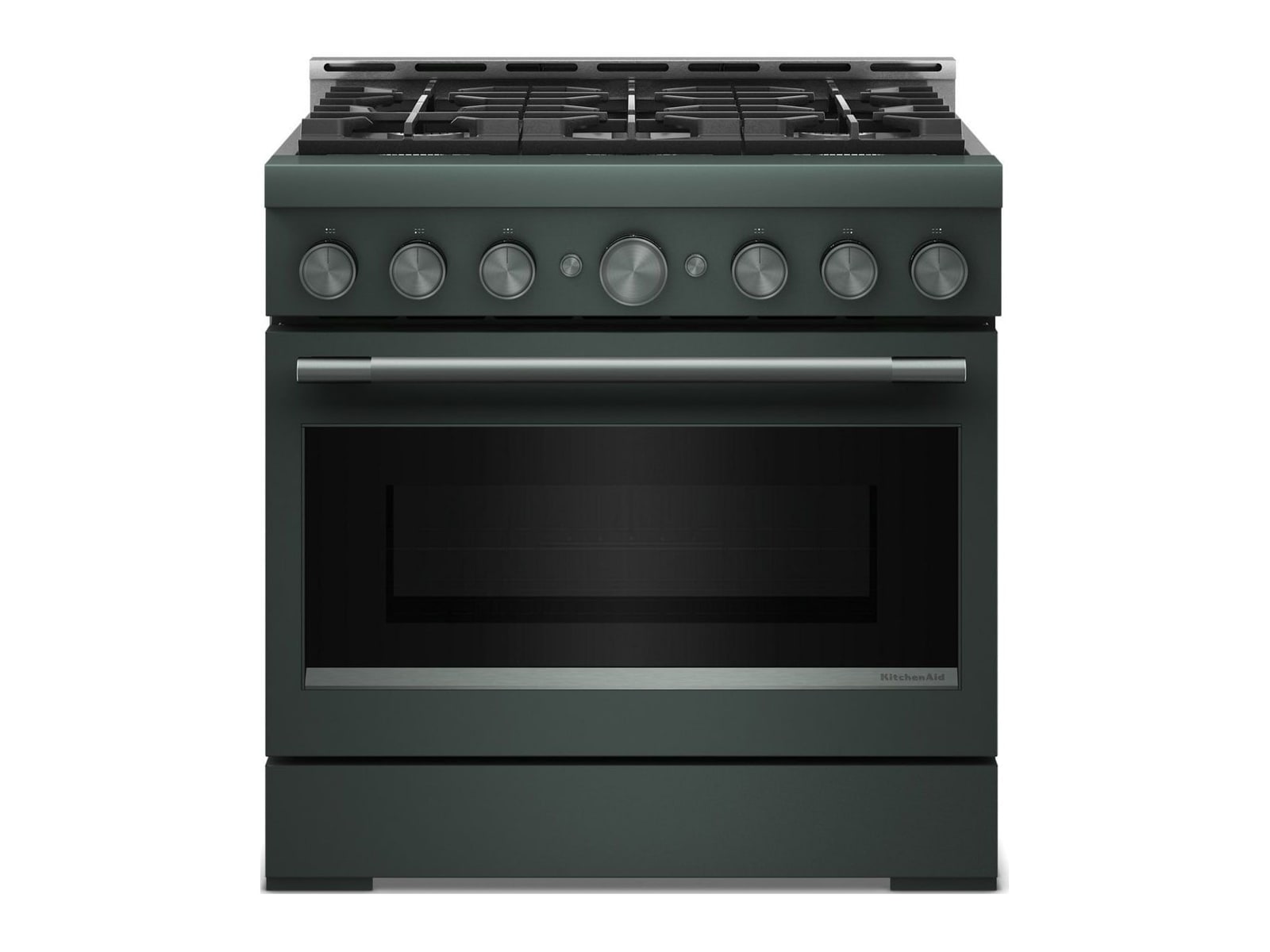 KitchenAid - Commercial-Style Gas Range with No Preheat Air Fry Mode 36-Inch Wide Juniper Ovens & Ranges