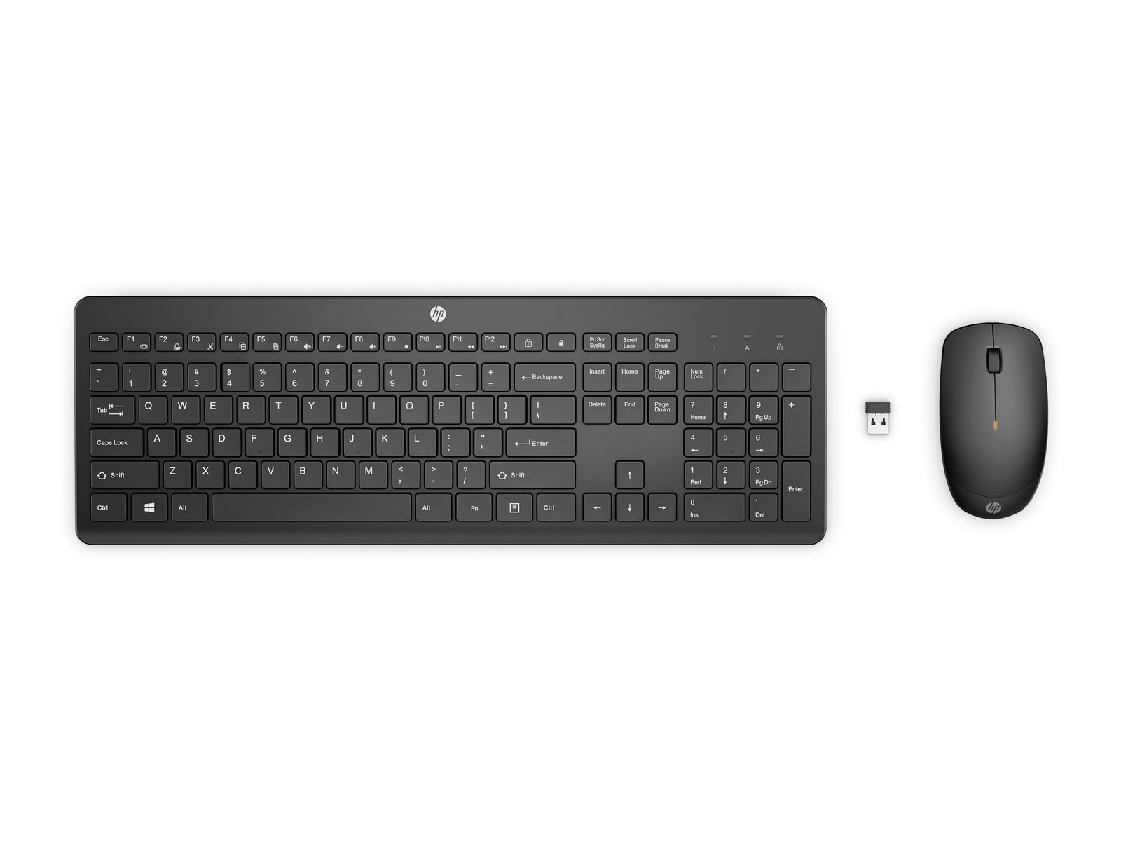 HP - 235 Wireless Mouse and Keyboard Combo Wireless Keyboards - Black