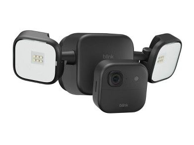Blink - Outdoor 2K+ Floodlight Camera Black Security Cameras