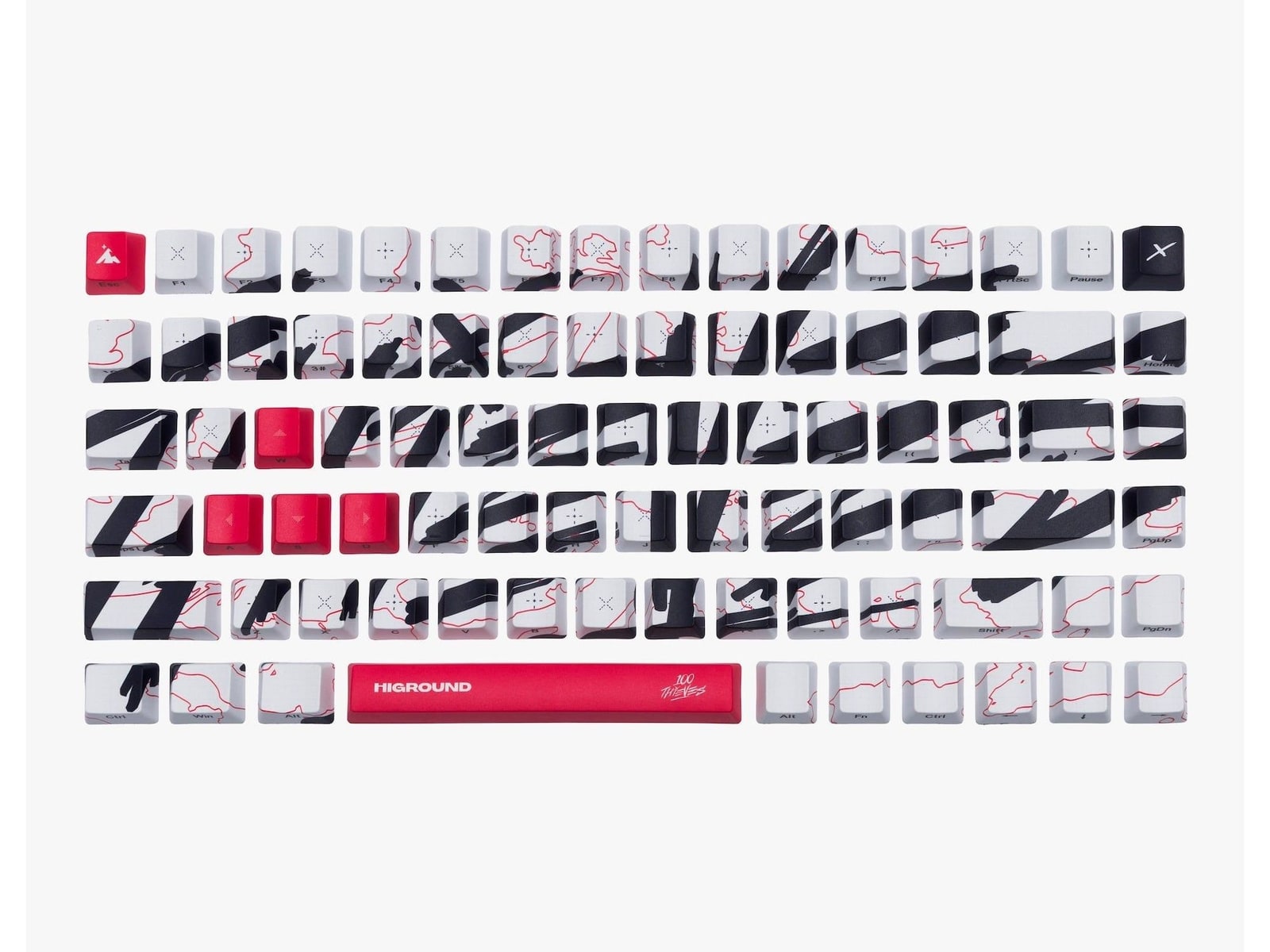 Higround - 100T 84 Keycaps Set (75%) Team Issue