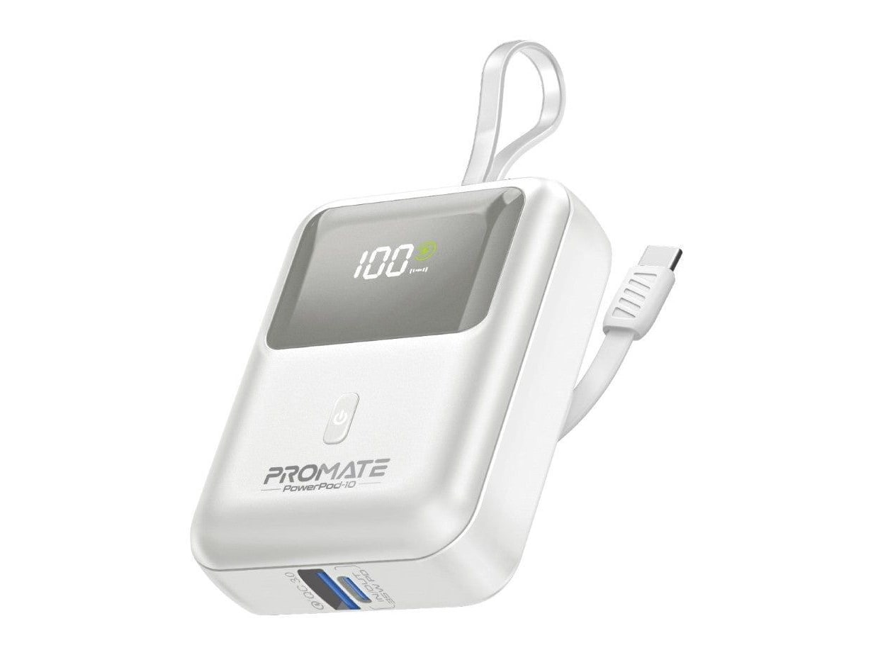 Promate - PowerPod-10 Power Banks - White