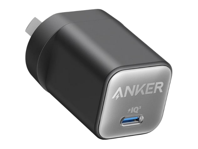 Anker - 511 Charger (Nano 3, 30W) Phantom Black Wall Chargers