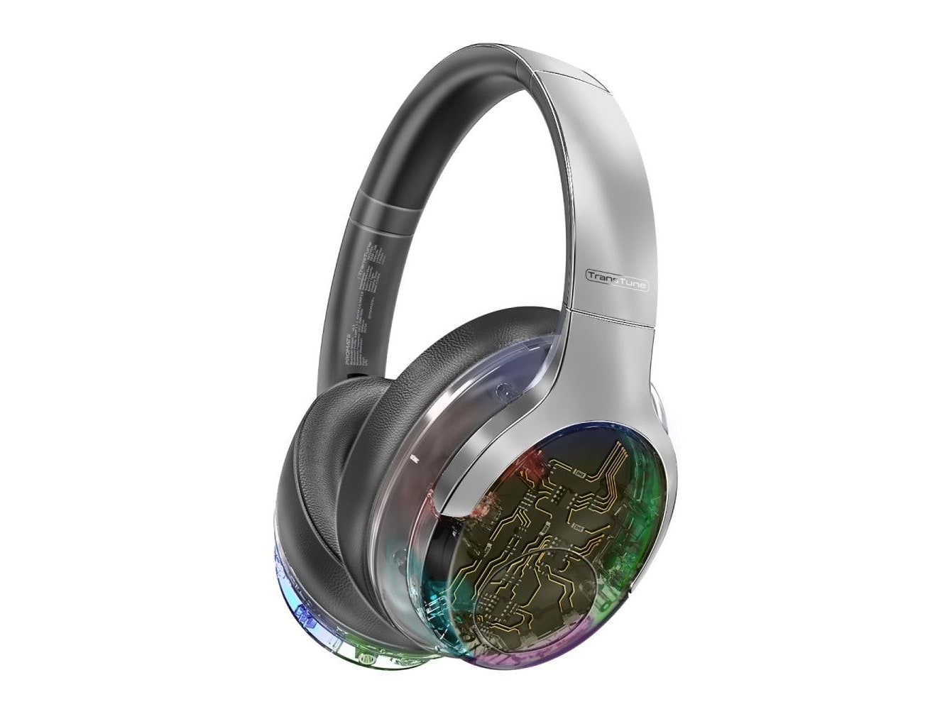Promate - TransTune Over-Ear Headphones - Silver