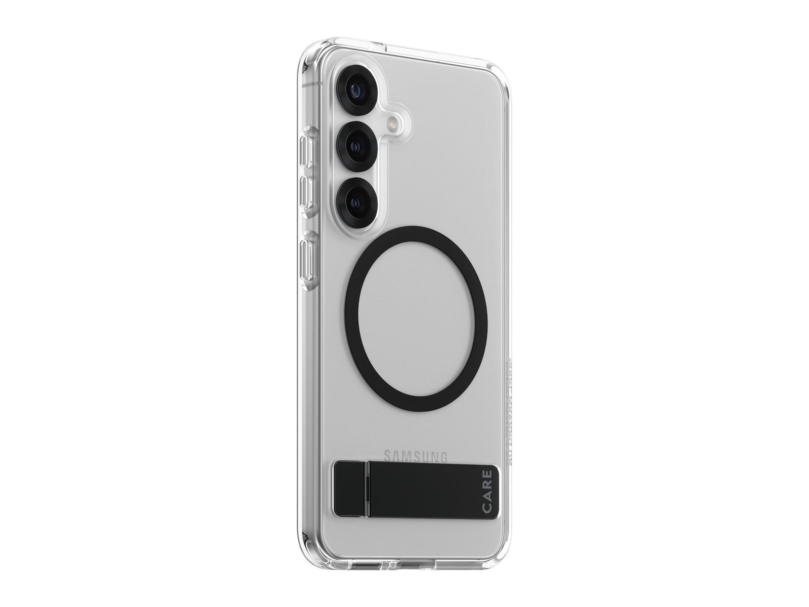 PanzerGlass - CARE Kickstand Case Transparent w. Qi Samsung Galaxy S25