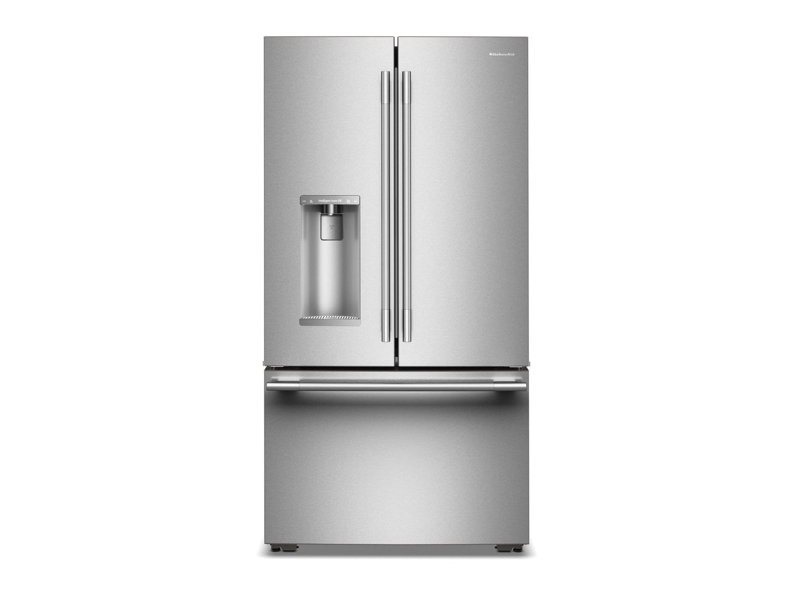KitchenAid - 23.1 Cu. Ft. Counter-Depth French Door Refrigerator 36-Inch Wide in Fingerprint Resistant Stainless Steel Refrigerators