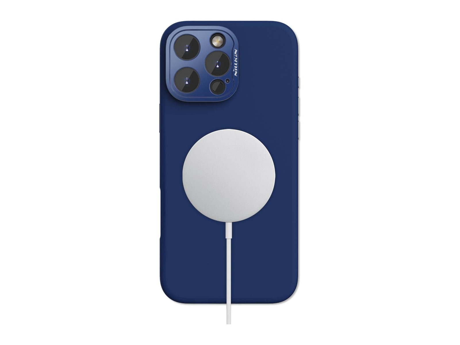 Nillkin - MagSafe Compatible Lens Wing Case - iPhone 16 Pro Max - Midnight Blue