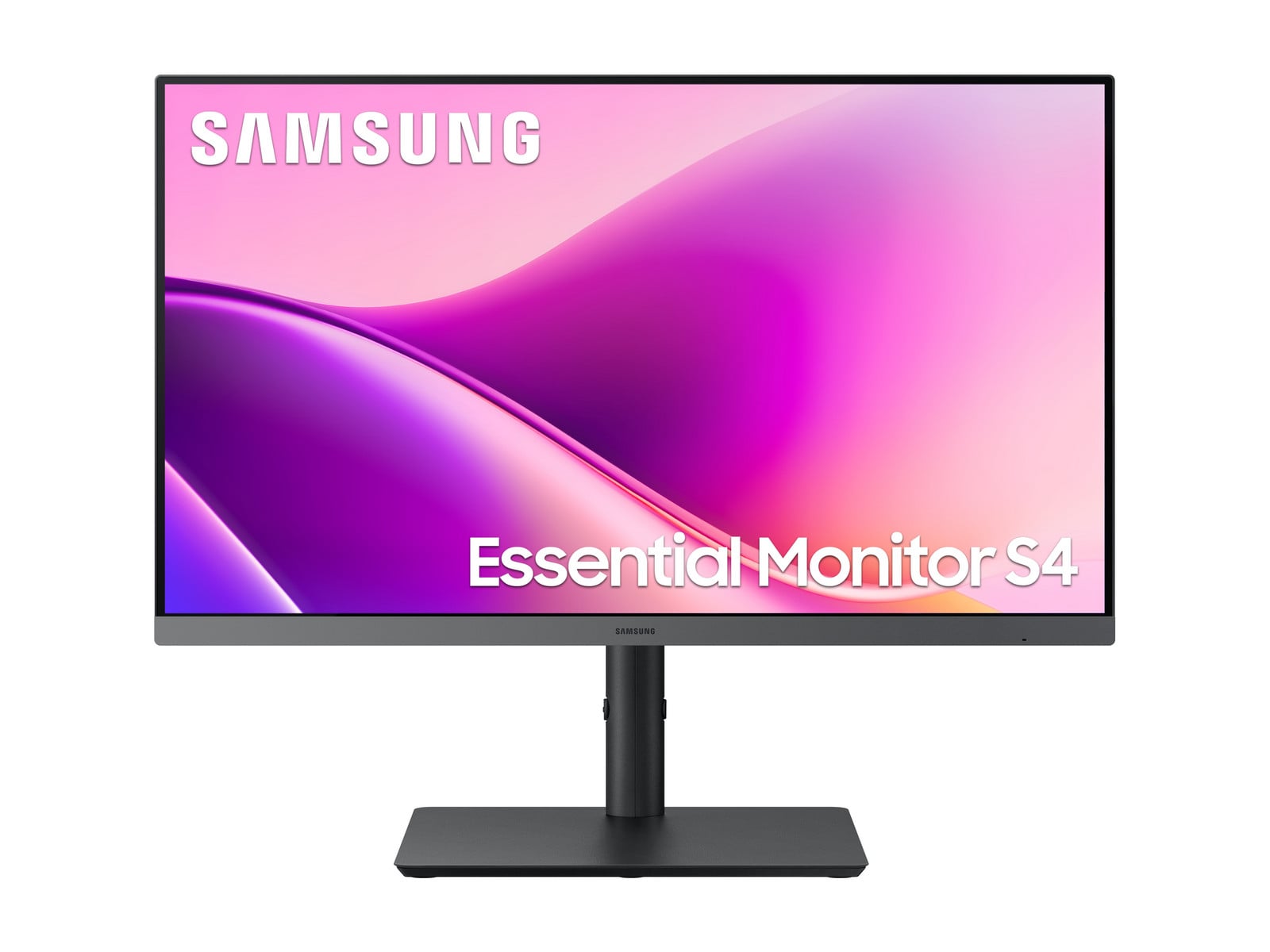 Samsung - 24" Essential Monitor S4 S43UF Full HD 100Hz Professional Monitors - Black