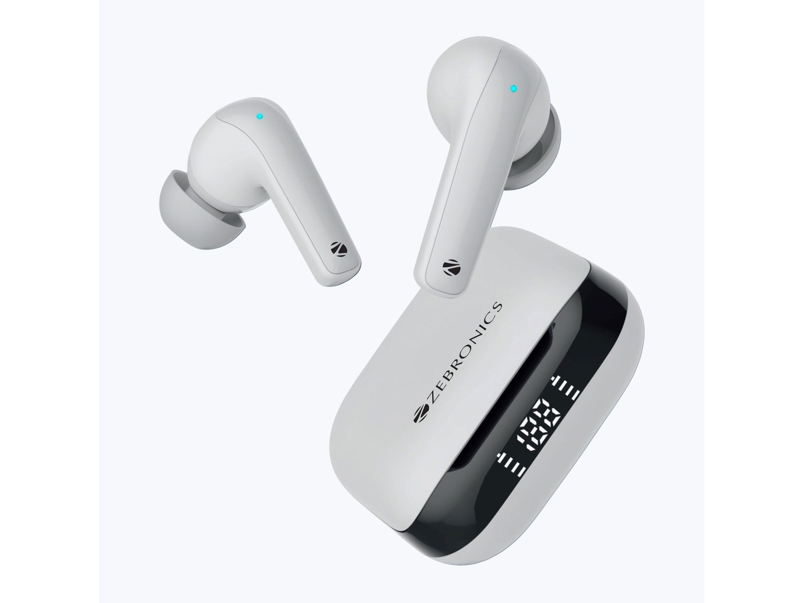 Zebronics - Zeb Pods K2 True Wireless Earbuds - White