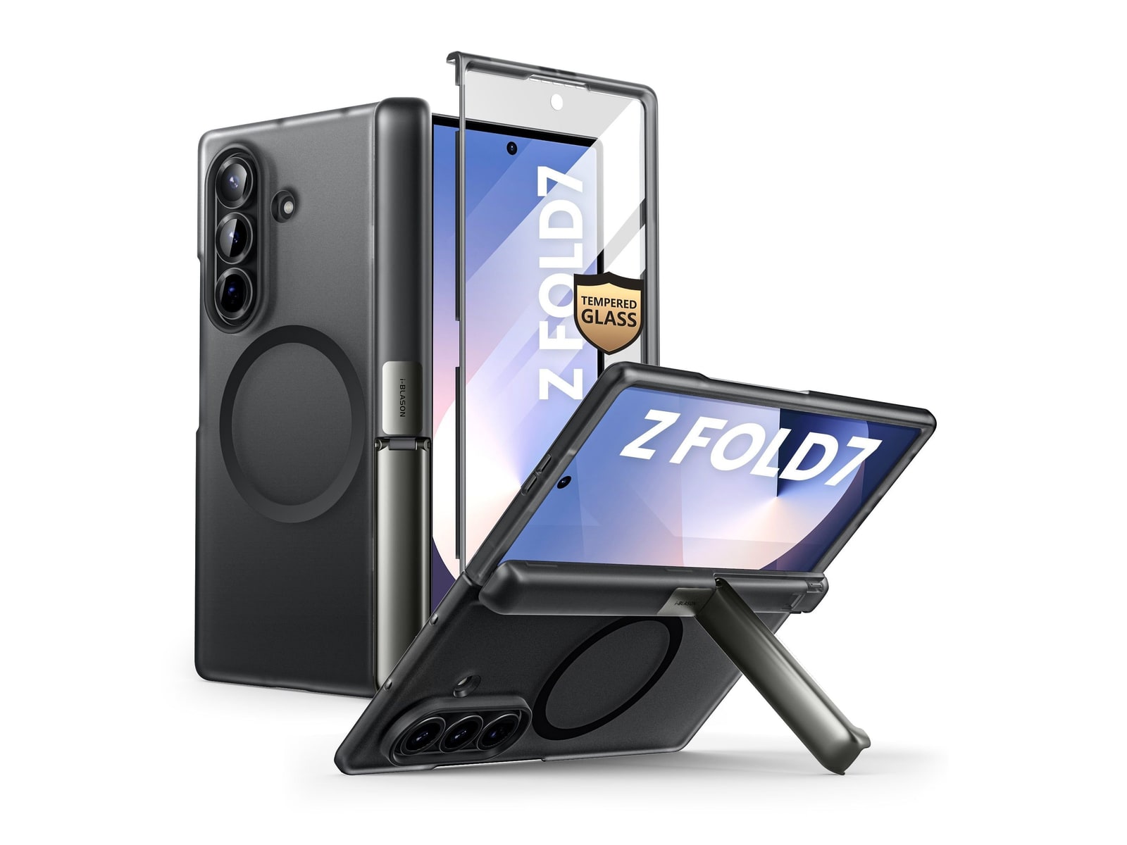 i-Blason - Cosmo Classic - Galaxy Z Fold 7 - Frost Black