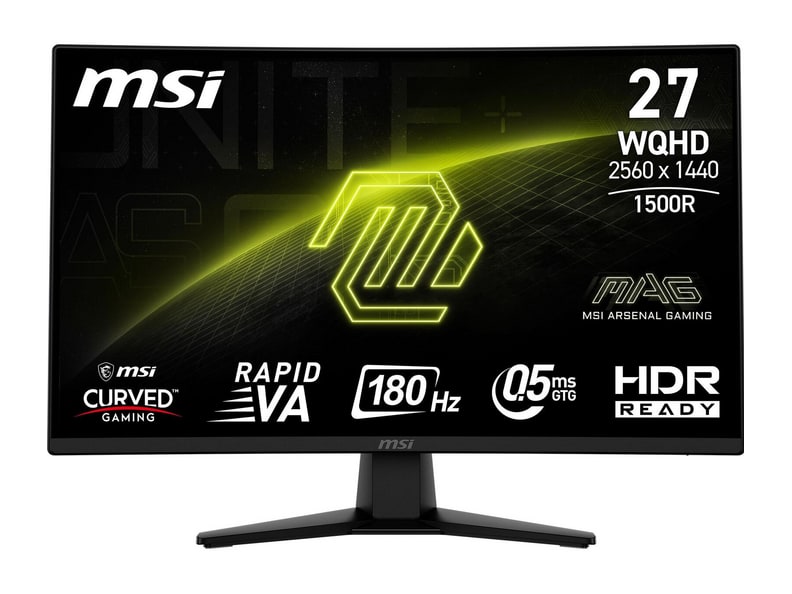 MSI - 27" MAG 274CQFDE WQHD 180Hz Gaming Monitors