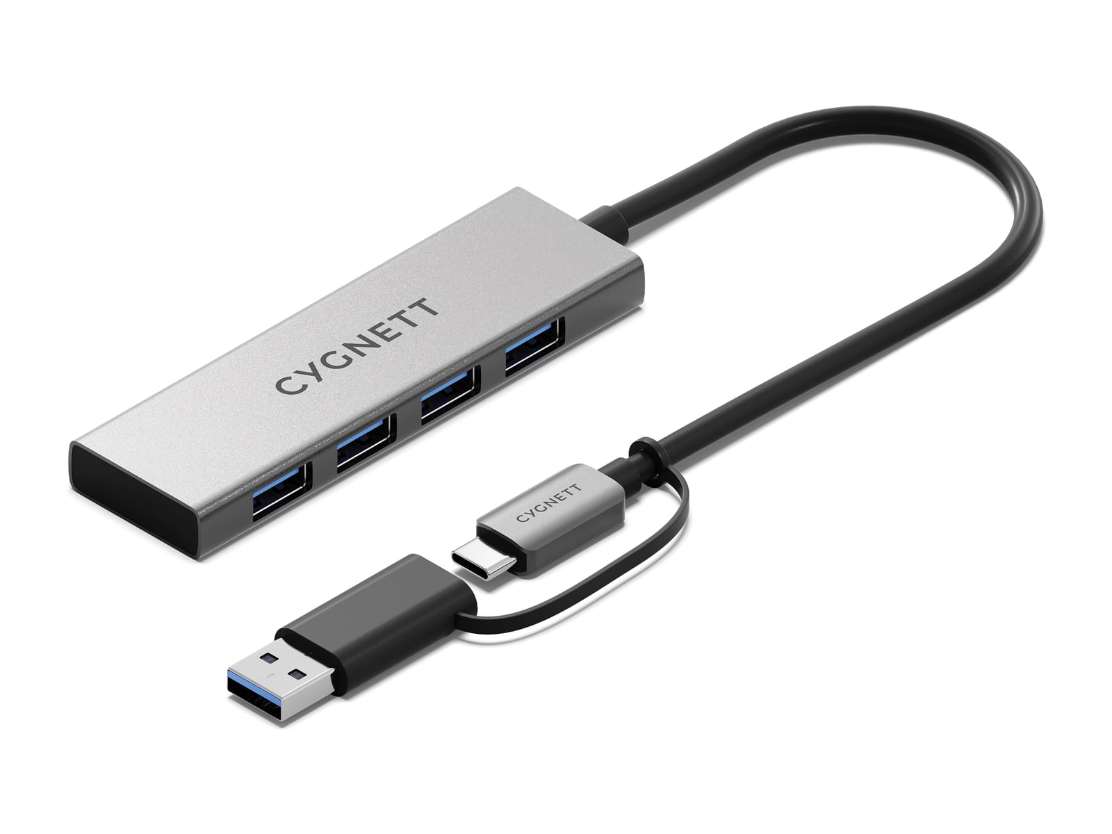 Cygnett - Unite 4-in-1 USB-C to USB-A Hub Docking Stations