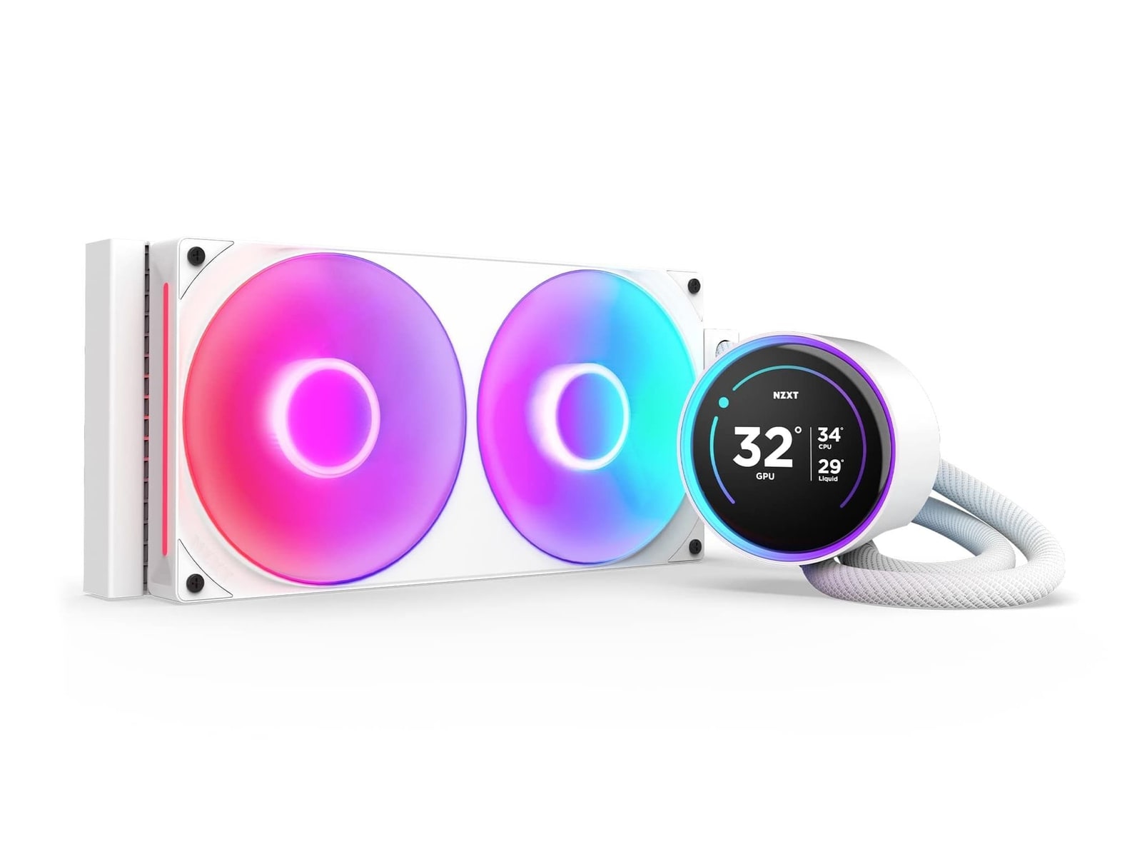 NZXT - Kraken Elite RGB 280 White Cooling Systems