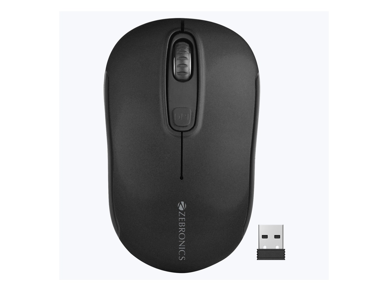 Zebronics - Zeb Dash Pro Wireless Mice - Black