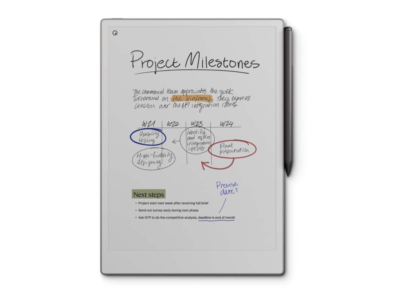 reMarkable - Paper Pro 11.8 inch with Marker Plus E-Ink Readers