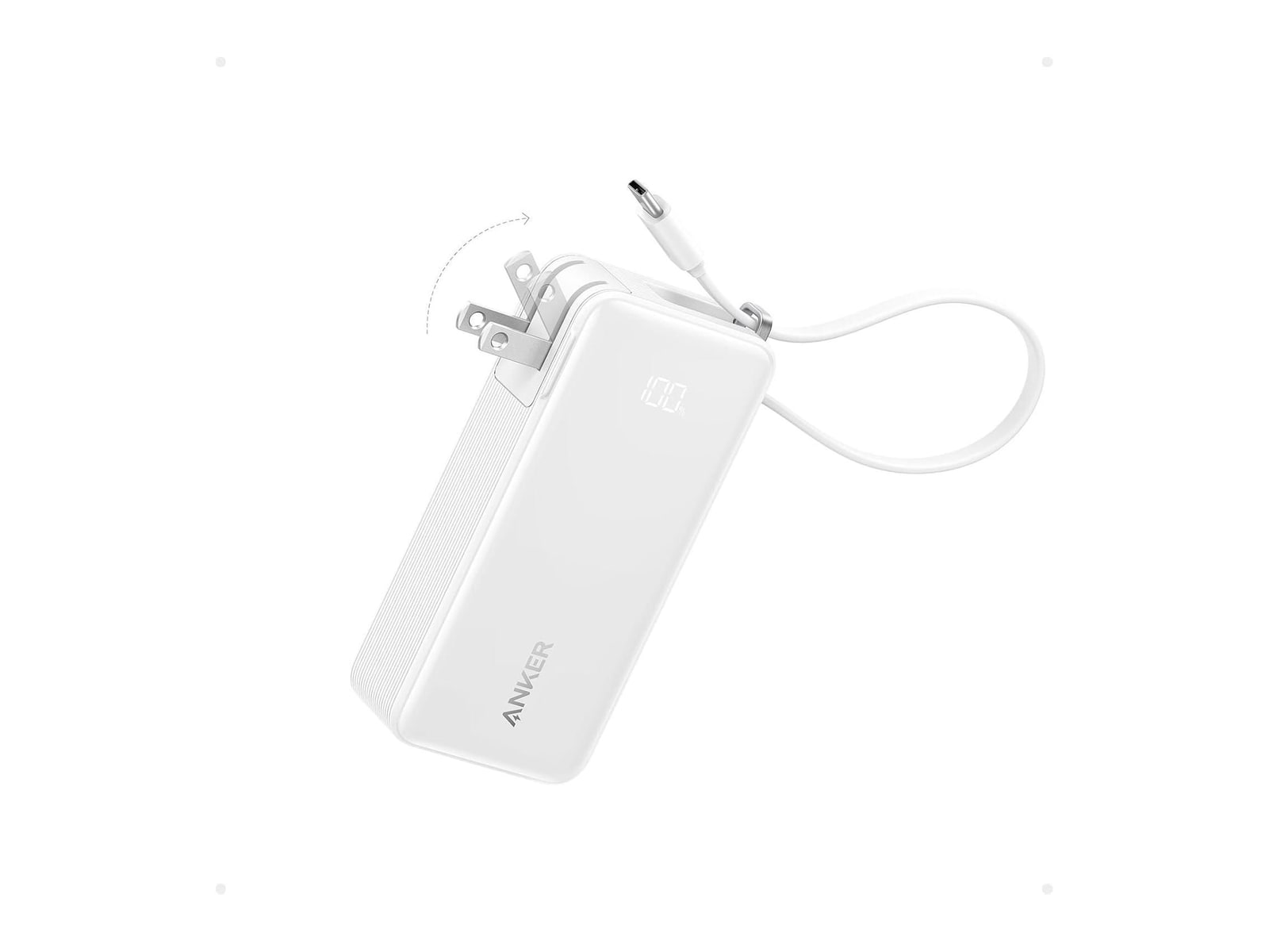 Anker - Nano 3-in-1 Portable iPhone Charger Wall Chargers