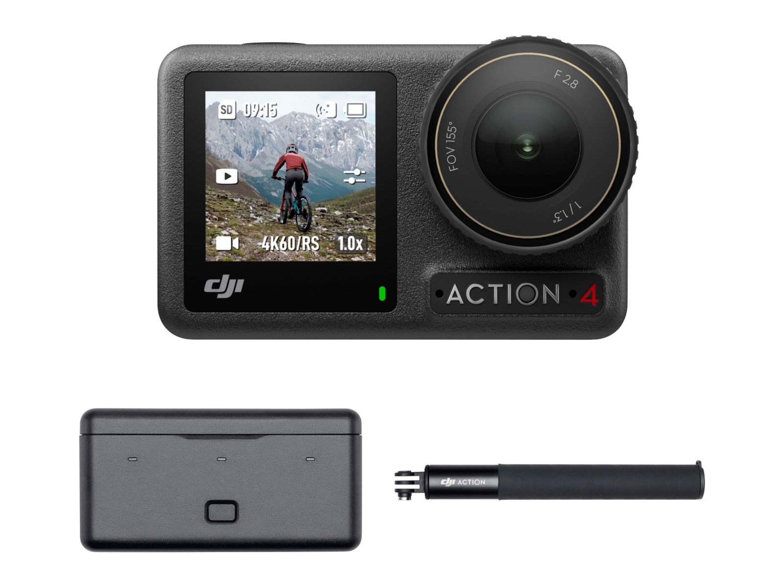DJI - Osmo Action 4 Adventure Combo Action Cameras - Gray