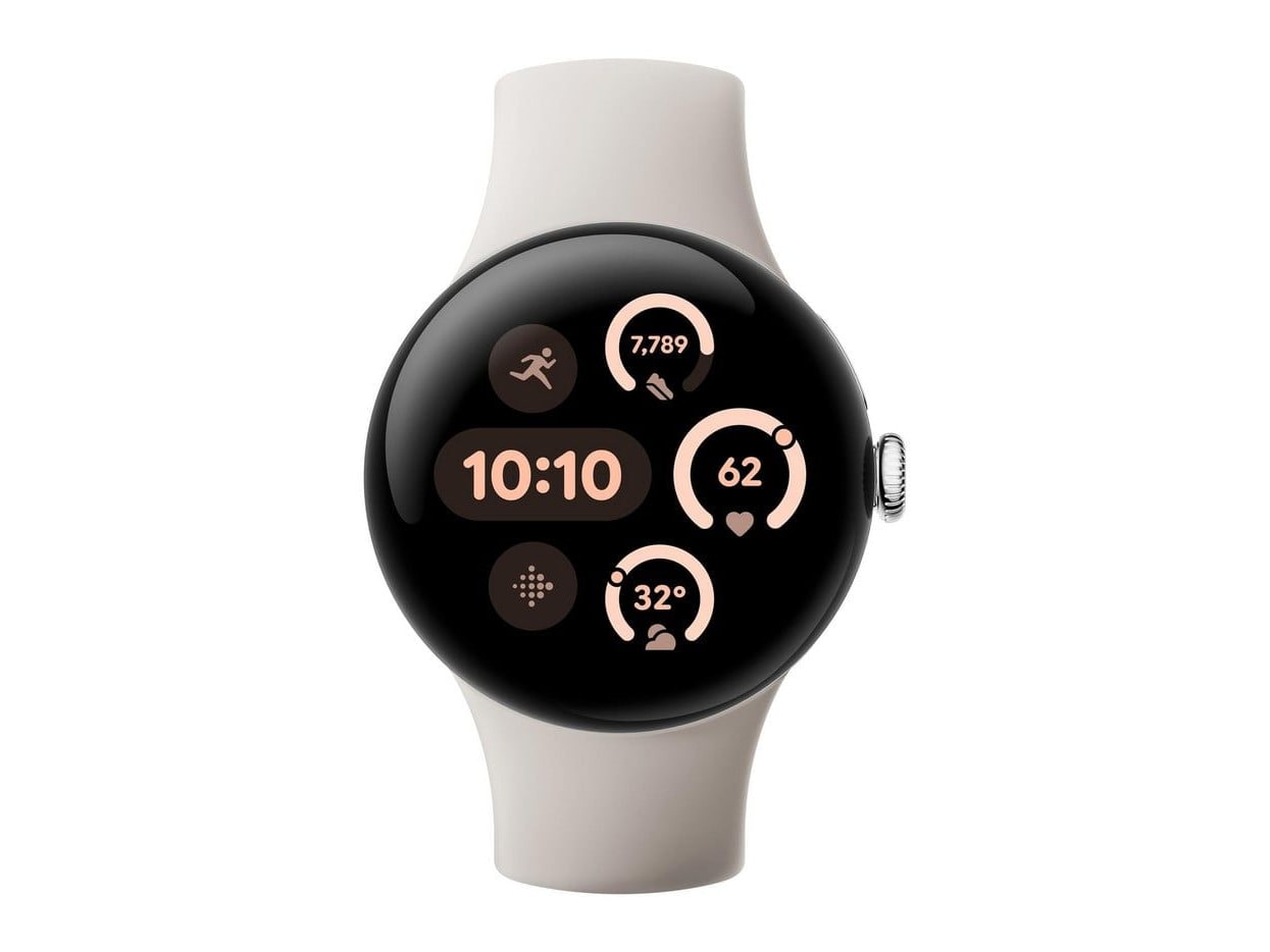 Google - Pixel Watch 3 41mm LTE Smart Watches - Porcelain