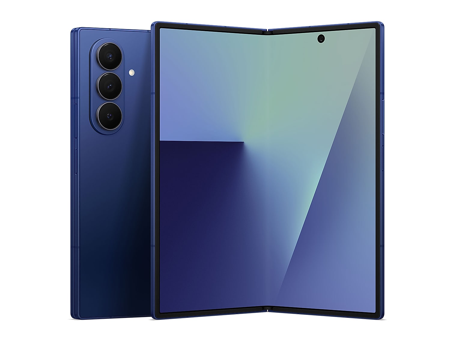 Samsung - Galaxy Z Fold7 5G 512GB - Blue Shadow